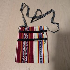 Striped Multicolor Crossbody Bag